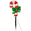 WeRChristmas Candy Cane Pathway Christmas Lights Double Sided, 24 cm - Multi-Colour, Set of 4 - Image 3